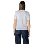 Calvin Klein Jeans White Cotton T-Shirt - Zeiniez