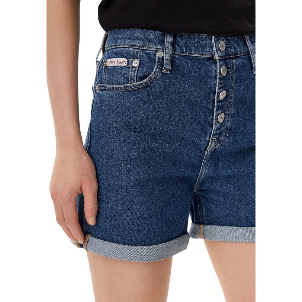 Calvin Klein Jeans Blue Cotton Shorts - Zeiniez