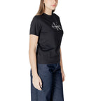 Calvin Klein Jeans Black Cotton T-Shirt - Zeiniez