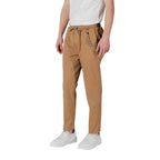 Gianni Lupo Brown Cotton Casual Pants - Zeiniez