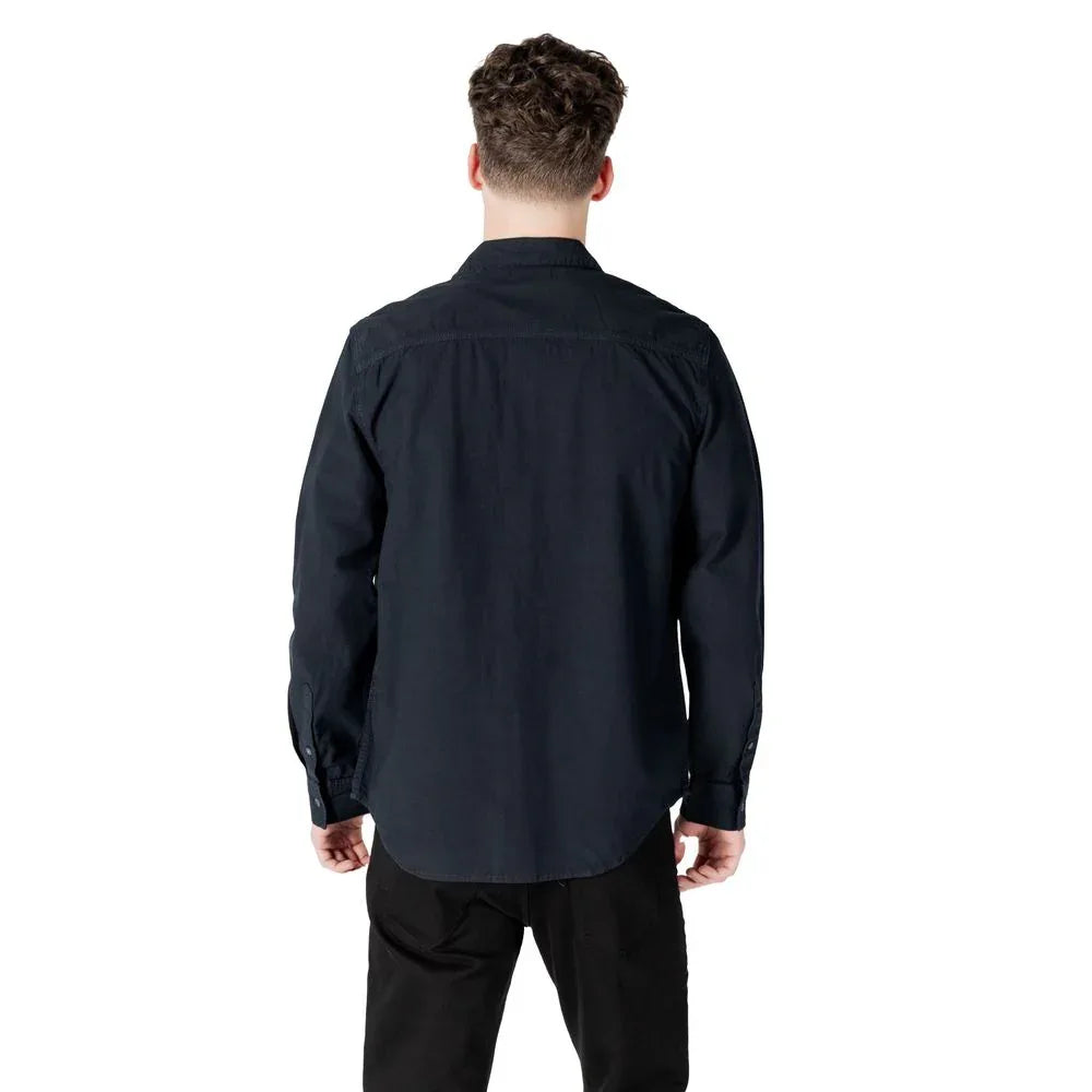 Calvin Klein Jeans Black Cotton Shirt - Zeiniez