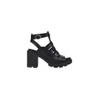 Timberland Black Leather Platform Sandals - Zeiniez