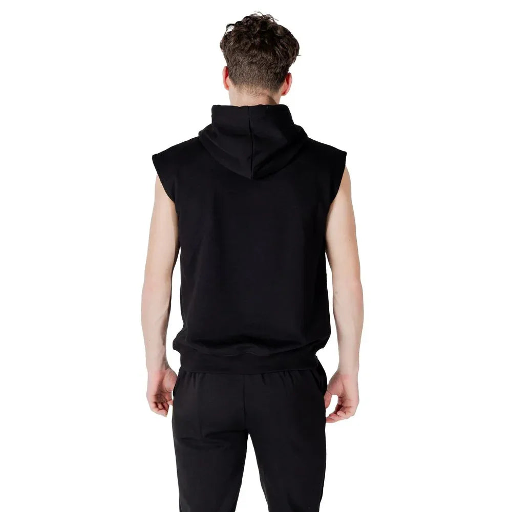 Icon Black Cotton Hoodie - Zeiniez