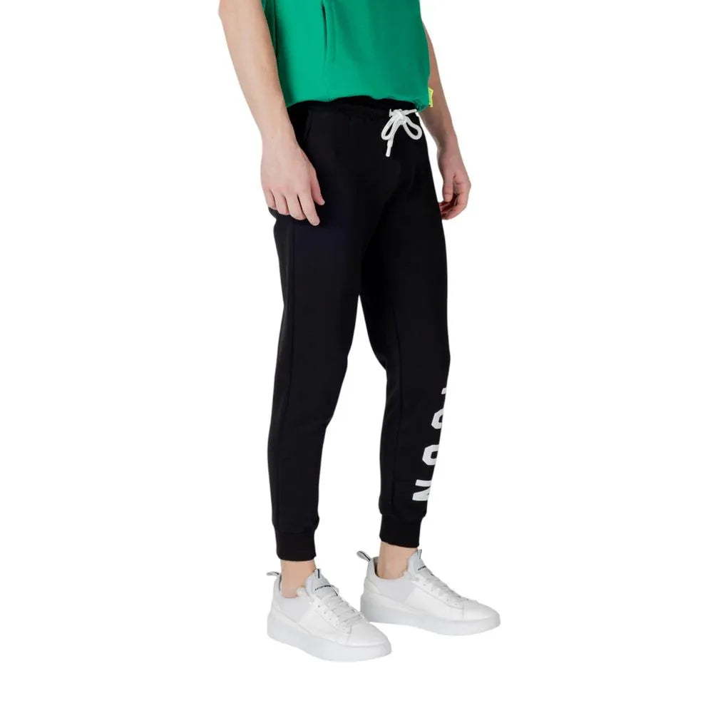 Icon Black Cotton Joggers (Workout Pants) - Zeiniez