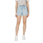 Only Light Blue Lyocell Shorts - Zeiniez