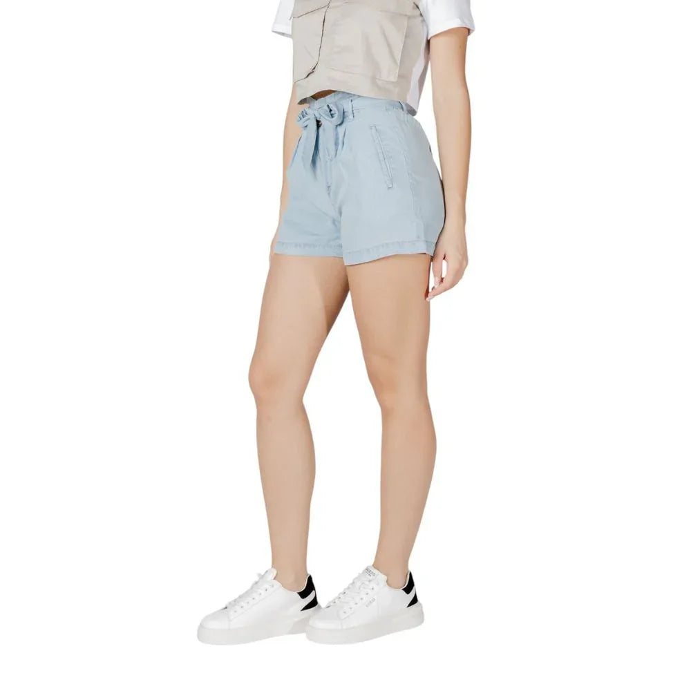 Only Light Blue Lyocell Shorts - Zeiniez