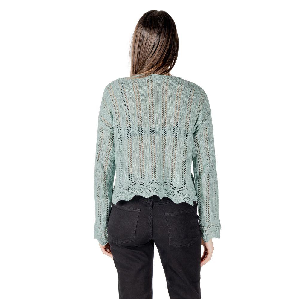 Only Turquoise Recycled Cotton Sweatshirt - Zeiniez