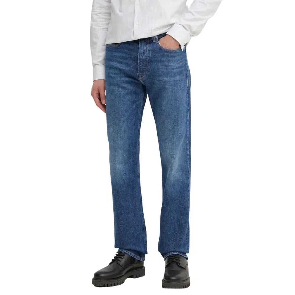 Calvin Klein Jeans Blue Cotton Relaxed Fit Jeans - Zeiniez