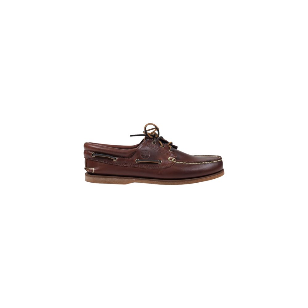 Timberland Brown Leather Slip-On Loafers - Zeiniez