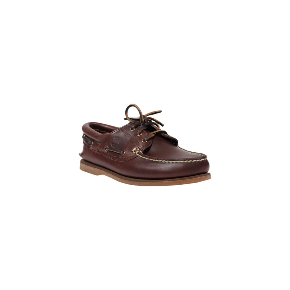 Timberland Brown Leather Slip-On Loafers - Zeiniez