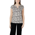 Street One Cream Cotton T-Shirt - Zeiniez