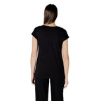 Street One Black Cotton T-Shirt - Zeiniez