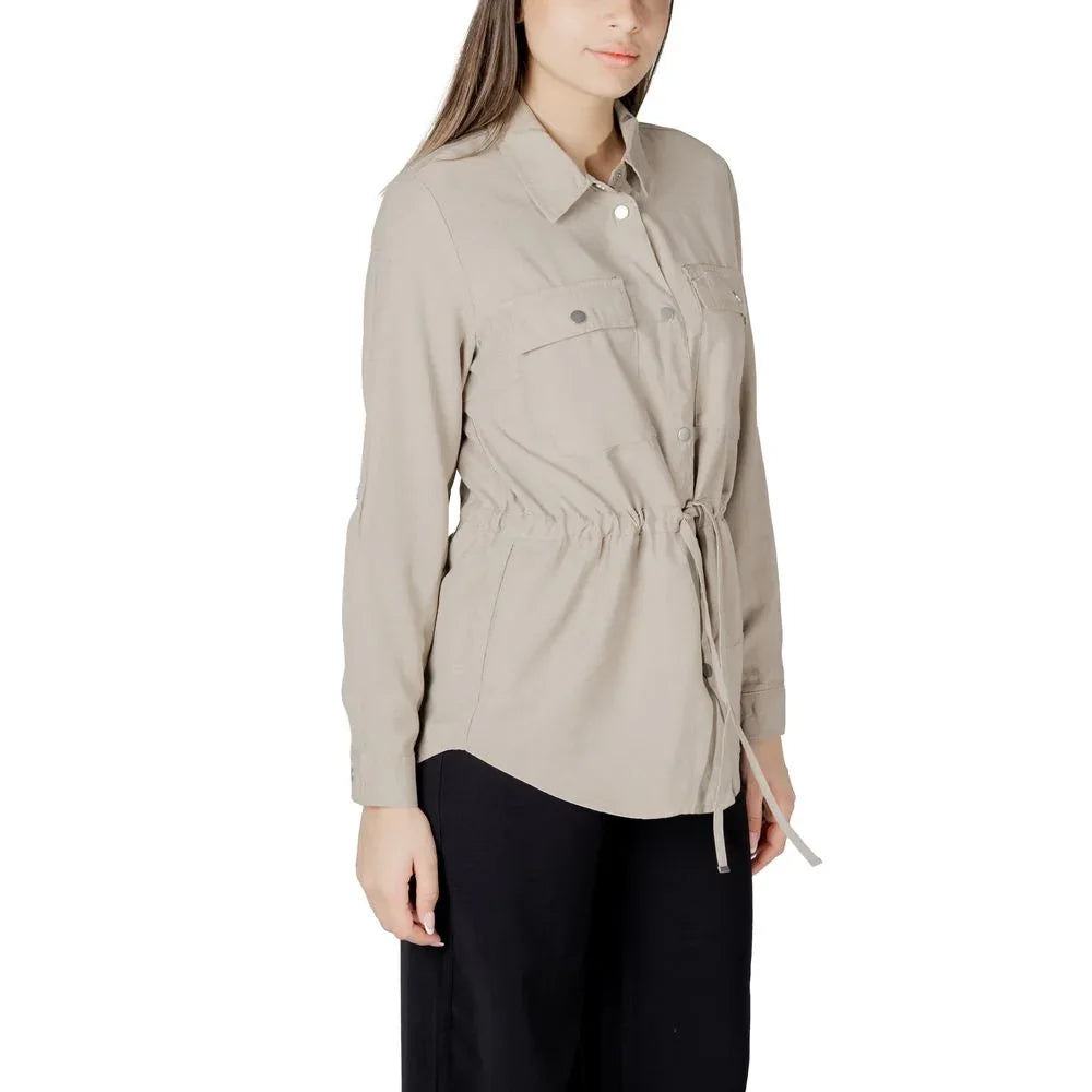 Only Beige Viscose Blouse - Zeiniez
