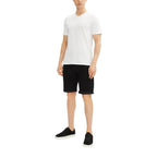 Calvin Klein Jeans Black Cotton Bermuda Shorts - Zeiniez