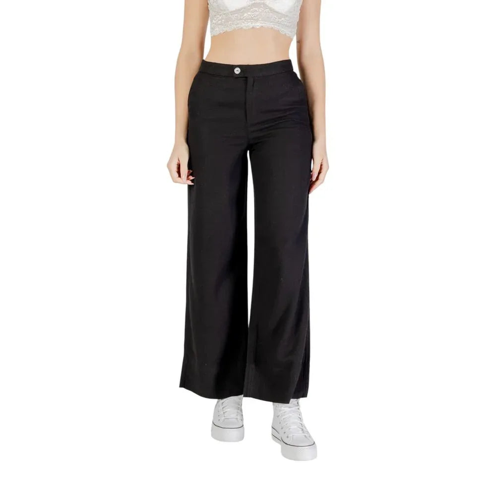 Only Black Viscose Pants - Zeiniez