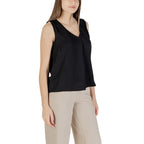 Only Black Recycled Polyester Tank Tops - Zeiniez