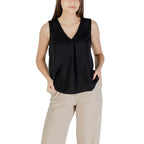 Only Black Recycled Polyester Tank Tops - Zeiniez