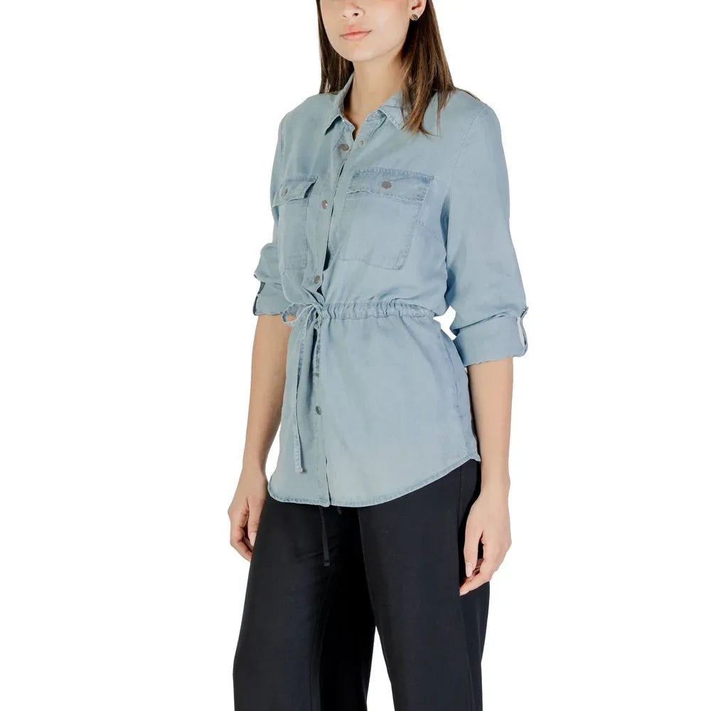 Only Light Blue Tencel Blouse - Zeiniez