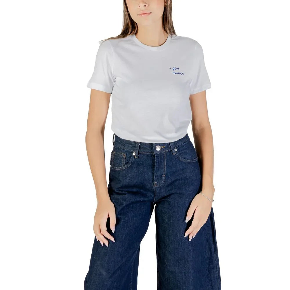 Only Bicolor Cotton T-Shirt - Zeiniez