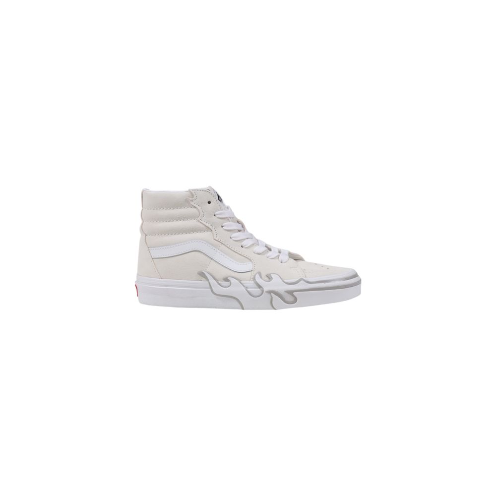 Vans White Suede Leather High Top Sneakers - Zeiniez