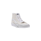Vans White Suede Leather High Top Sneakers - Zeiniez