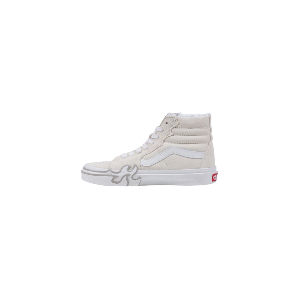 Vans White Suede Leather High Top Sneakers - Zeiniez