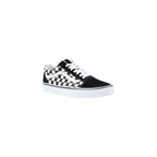 Vans Black And White Fabric Low Top Sneakers - Zeiniez