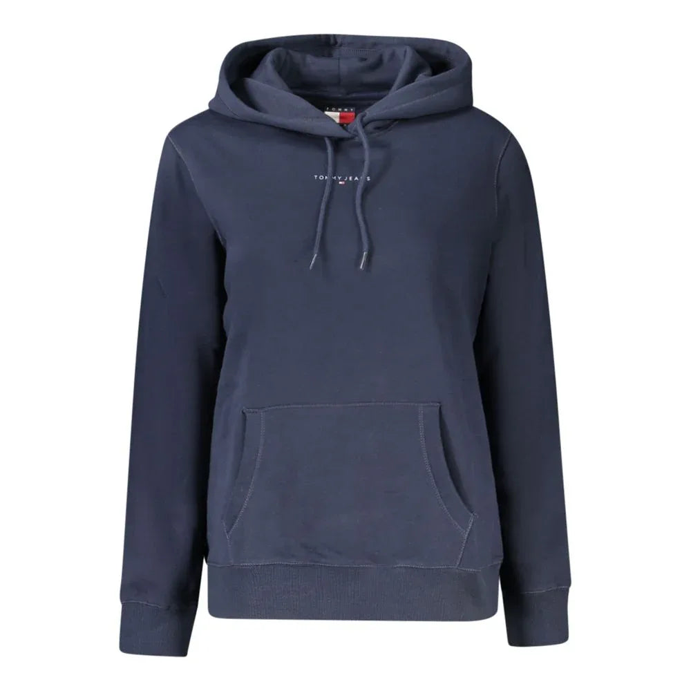 Tommy Hilfiger Blue Cotton Women's Hoodie - Zeiniez