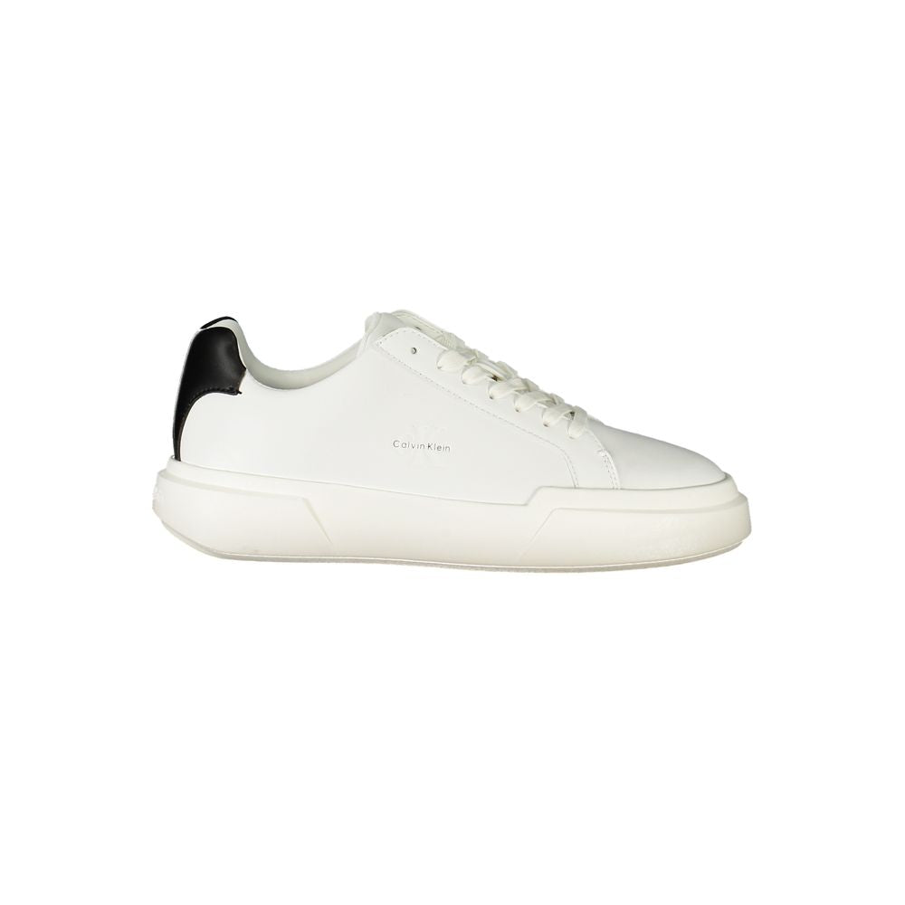 Calvin Klein White Leather Women Sneaker - Zeiniez