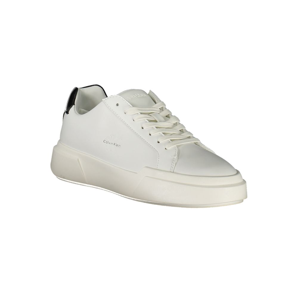 Calvin Klein White Leather Women Sneaker - Zeiniez