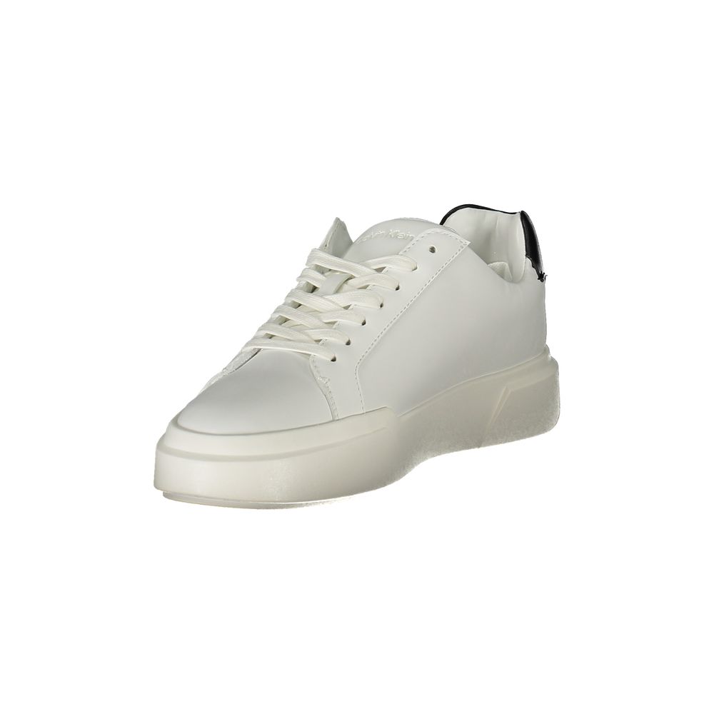 Calvin Klein White Leather Women Sneaker - Zeiniez