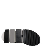 Dolce & Gabbana Black White Slip On Sorrento Sneakers Shoes - Zeiniez