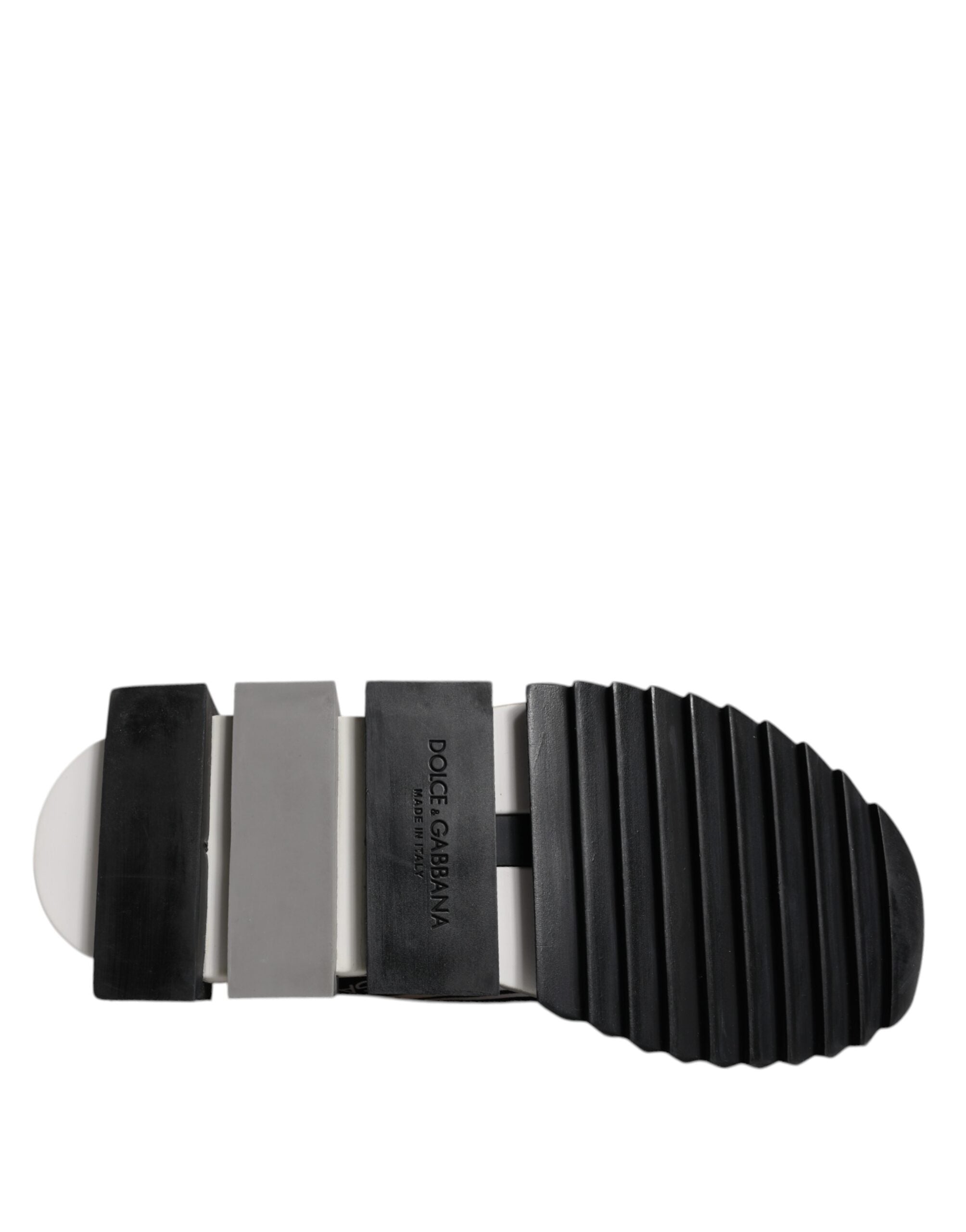 Dolce & Gabbana Black White Slip On Sorrento Sneakers Shoes - Zeiniez