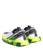 Dolce & Gabbana Black White Slip On Sorrento Sneakers Shoes - Zeiniez