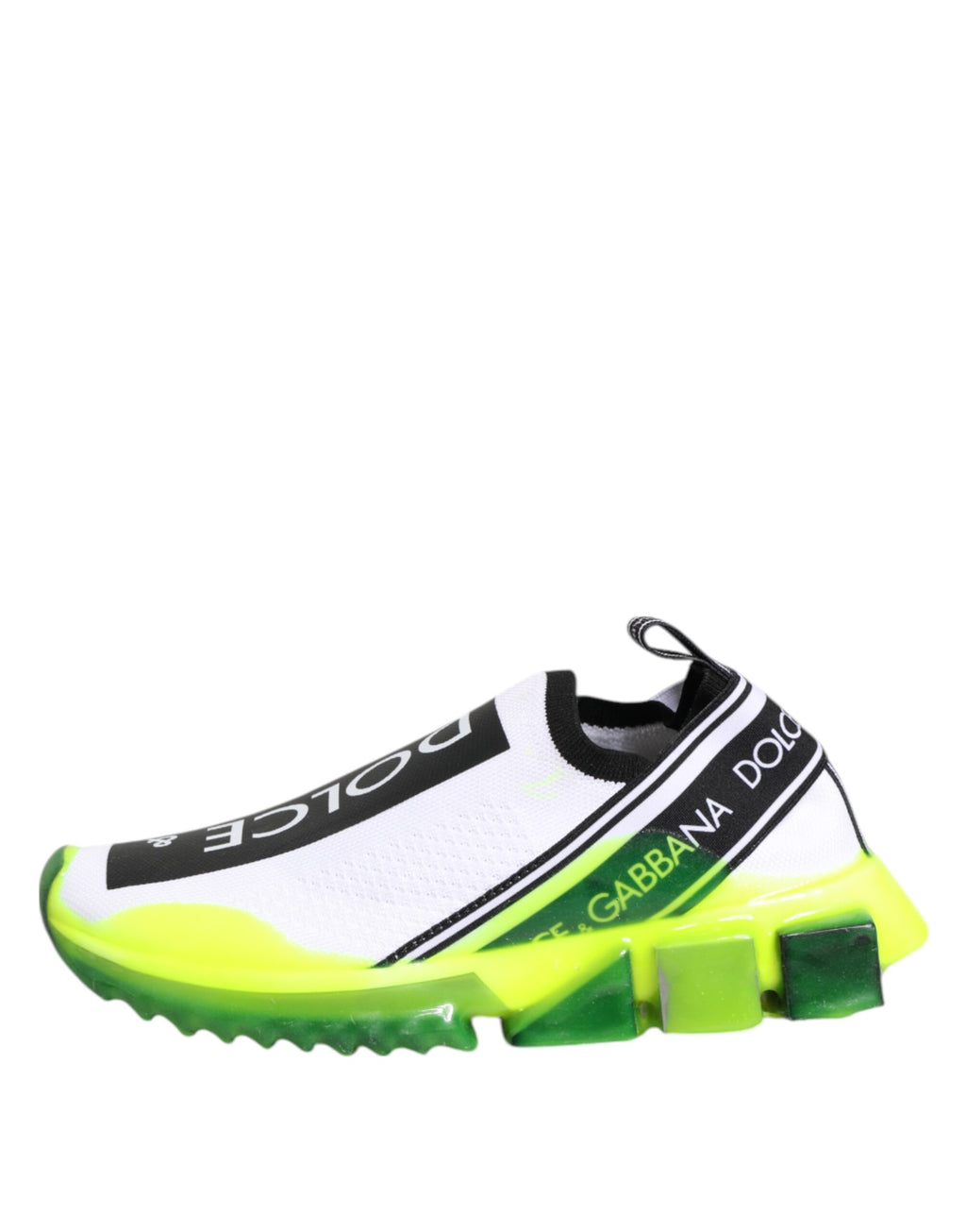 Dolce & Gabbana Black White Slip On Sorrento Sneakers Shoes - Zeiniez