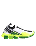 Dolce & Gabbana Black White Slip On Sorrento Sneakers Shoes - Zeiniez