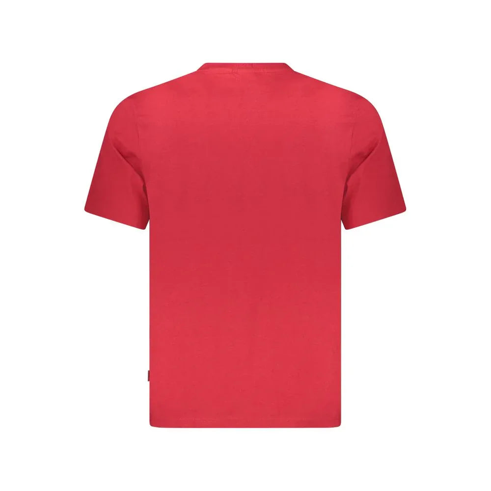 Pepe Jeans Red Cotton Men T-Shirt - Zeiniez