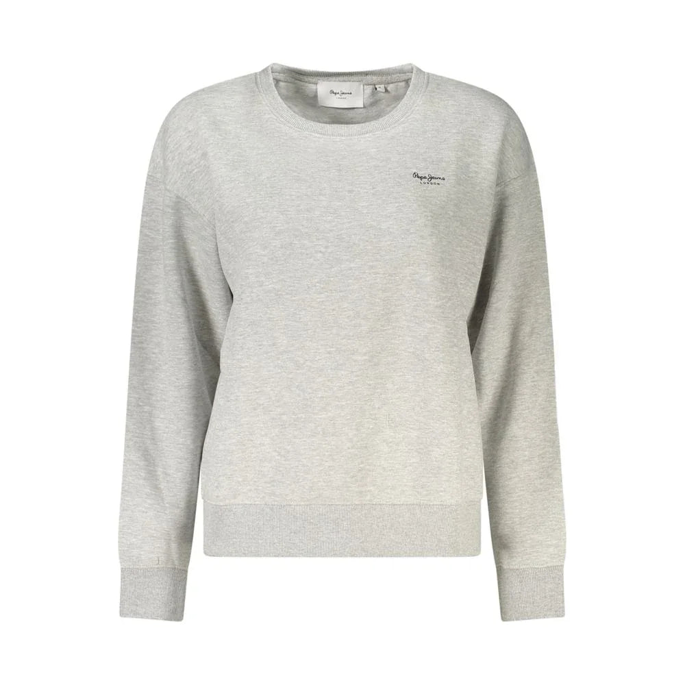 Pepe Jeans Grigio Cotton Women Sweatshirt - Zeiniez
