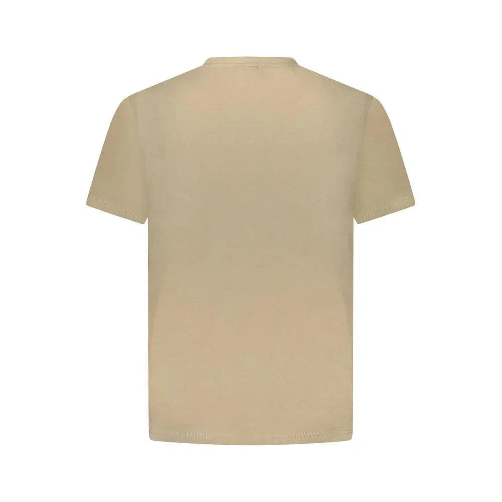 Napapijri Marrone Cotton Mens T-Shirt - Zeiniez