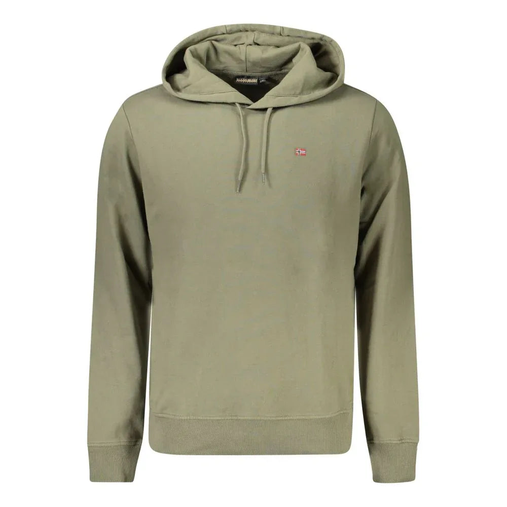 Napapijri Verde Cotton Mens Sweatshirt - Zeiniez