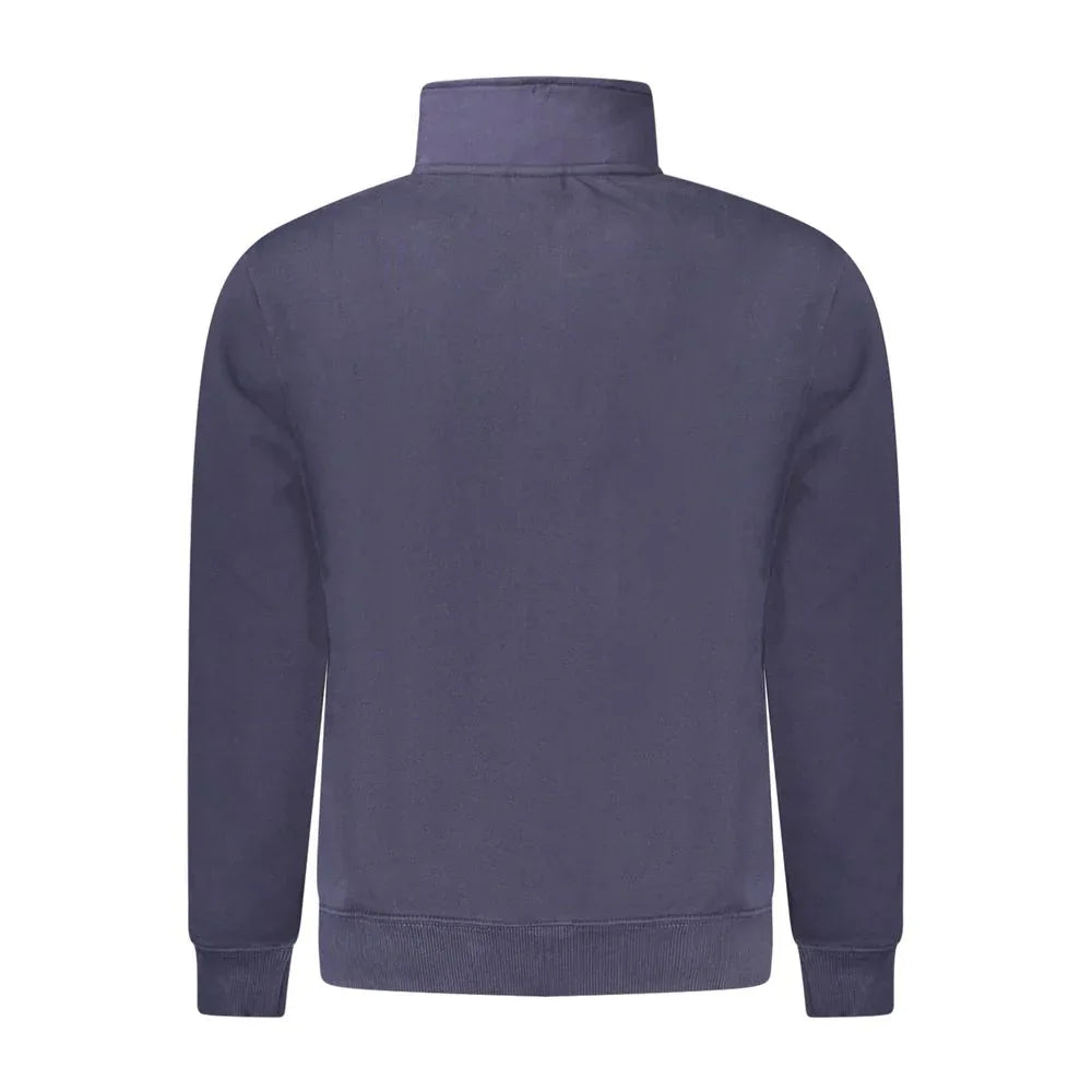 Napapijri Blue Cotton Men Sweatshirt - Zeiniez