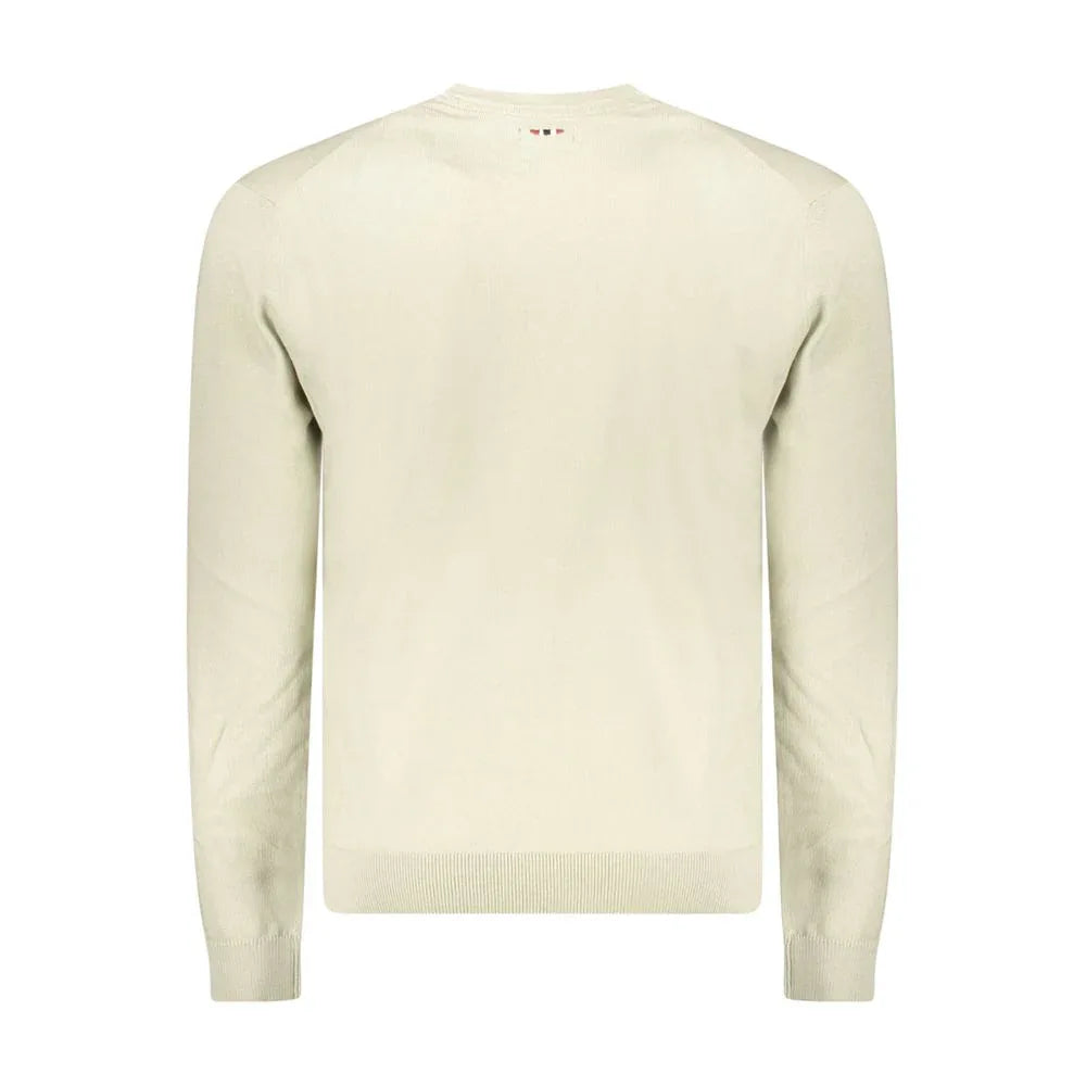 Napapijri Beige Cotton Men Sweater - Zeiniez