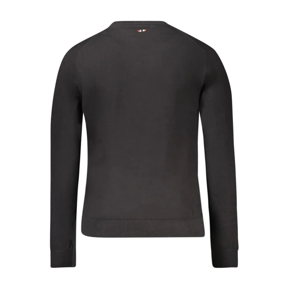 Napapijri Black Cotton Men Sweater - Zeiniez