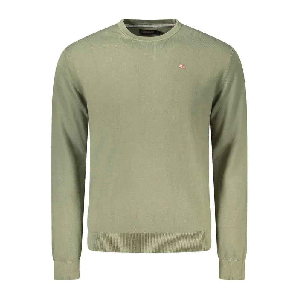 Napapijri Verde Cotton Men Sweater - Zeiniez