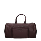 Pineider Brown Leather Luggage And Travel