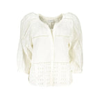 Desigual White Cotton Women Shirt - Zeiniez
