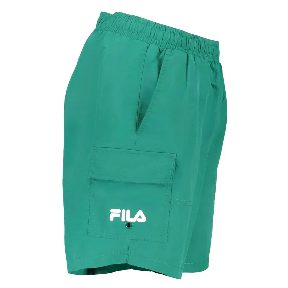 Fila Verde Poliammide Men's Swim Boxer - Zeiniez
