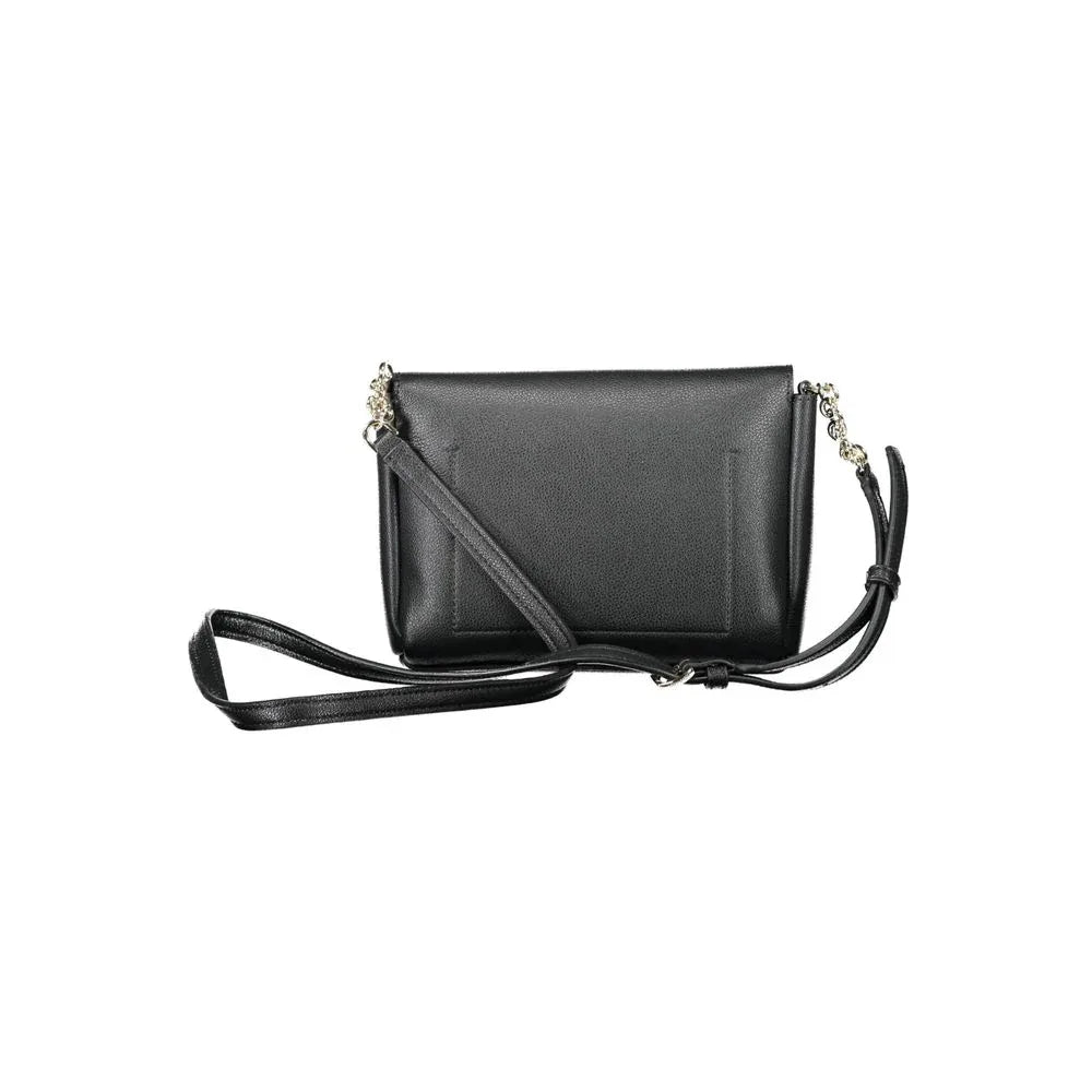 Calvin Klein Black Polyurethane Women Shoulder Bag - Zeiniez
