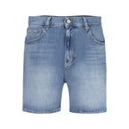 Tommy Hilfiger Blu Cotton Women Short - Zeiniez