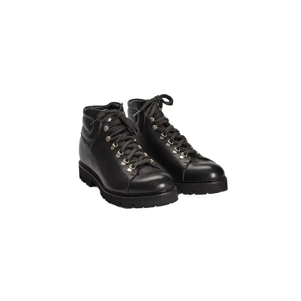 Roberto Pepe Luxury Black Calfskin Men Boot - Zeiniez